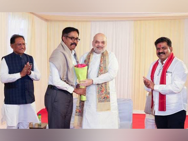 Amit Shah meets officers behind successful anti-Naxal operations in Chhattisgarh. (File Photo/ANI)