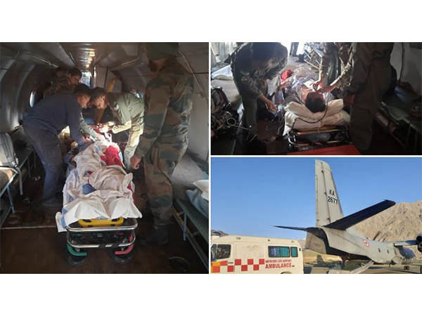 Visuals from the scene(Photo/@IAF_MCC)