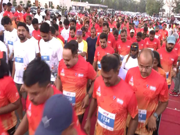 Telangana Runners' Association hosts 'Telangana Run 2025(Photo/ANI)
