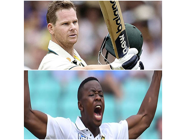 Steve Smith and Kagiso Rabada (Photo- ICC)