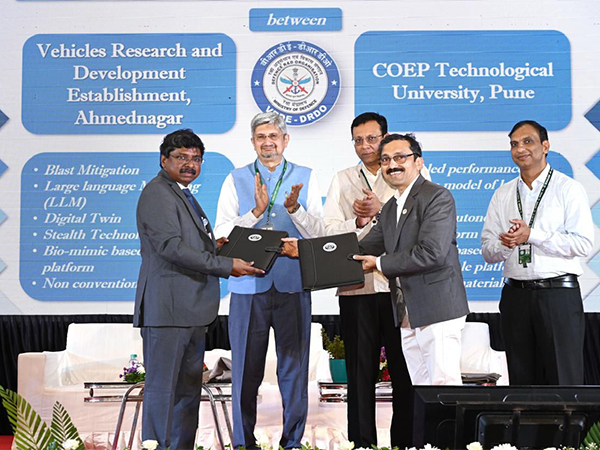 VRDE signed an MoU with COEP Technological University, Pune (Photo/ @PIB) 