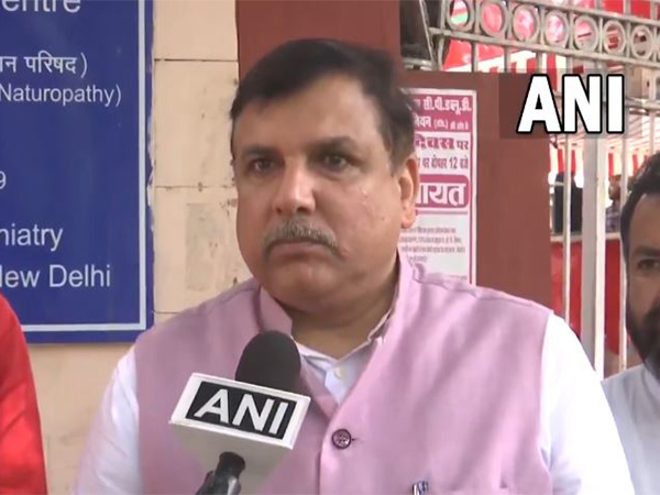  Aam Aadmi Party (AAP) MP Sanjay Singh (Photo/ANI)