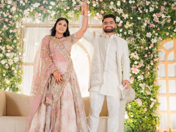 Rinku Singh and Priya Saroj (Photo: Instagram/ @rinkukumar12)  