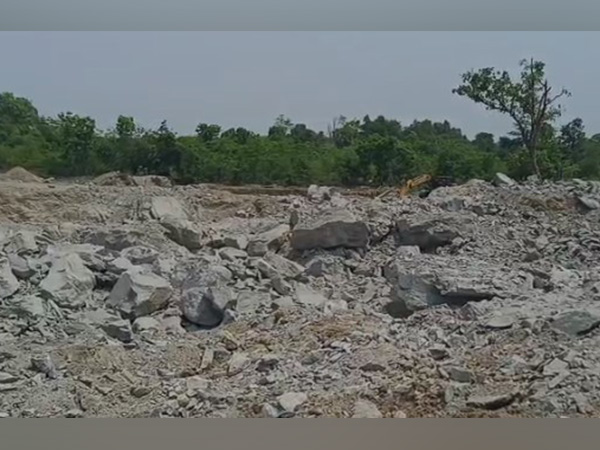 Visuals from IED blast site (Photo: ANI)