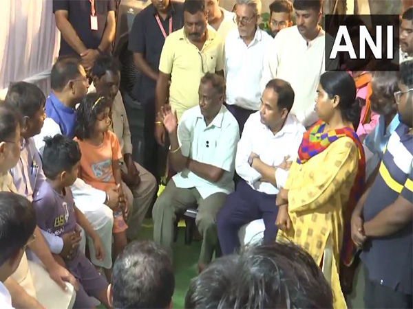  Chhattisgarh CM Vishnu Deo Sai visits residence of Assistant Superintendent of Police (ASP) Akash Rao Giripunje  (Photo/ANI)