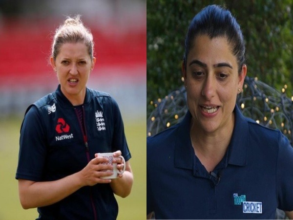 Sarah Taylor (L) and Sana Mir (R). (Photo: ICC)