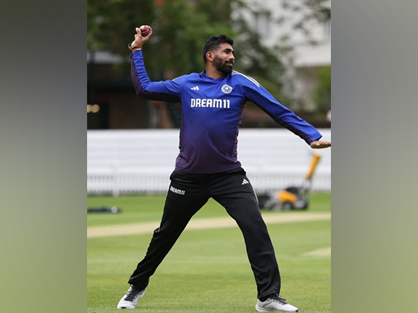 Jasprit Bumrah during practice (Photo- ICC)