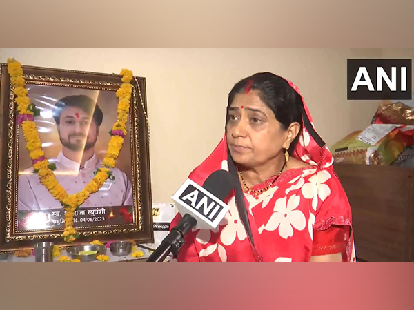 Raja Raghuvanshi's mother Uma Raghuvanshi (Photo/ANI)