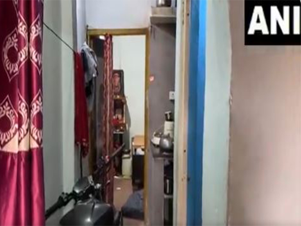 Visual from Vishal Singh Chauhan's residence in Indore (Photo/ANI)