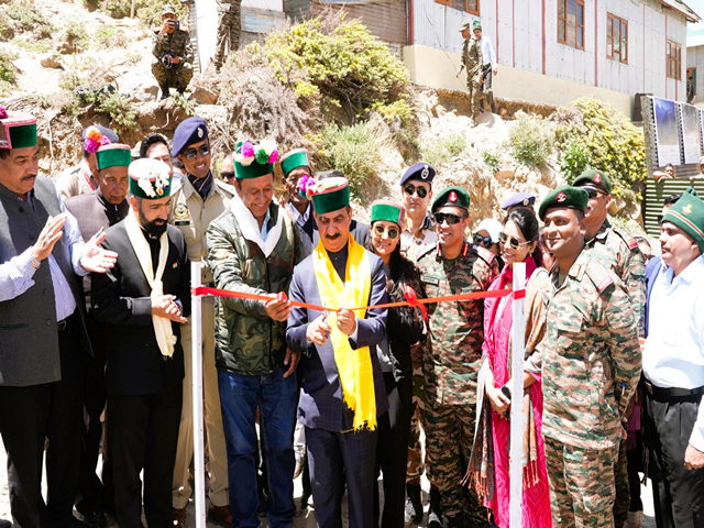 Himachal Pradesh CM Sukhu launches border tourism activities at Shipki-La (Photo/ANI)