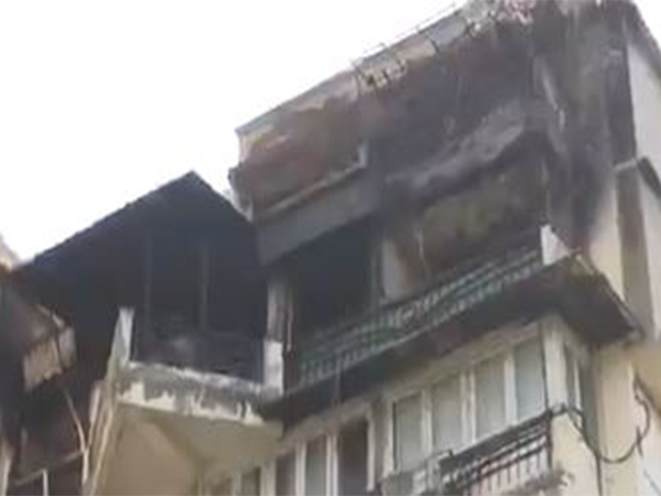 Father, two children die after fire in Dwarka apartment. (Photo/ANI)