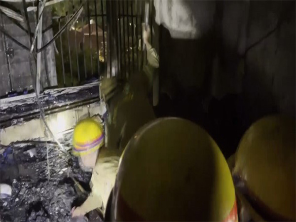 Visuals from the spot in Lucknow (Photo/ANI)