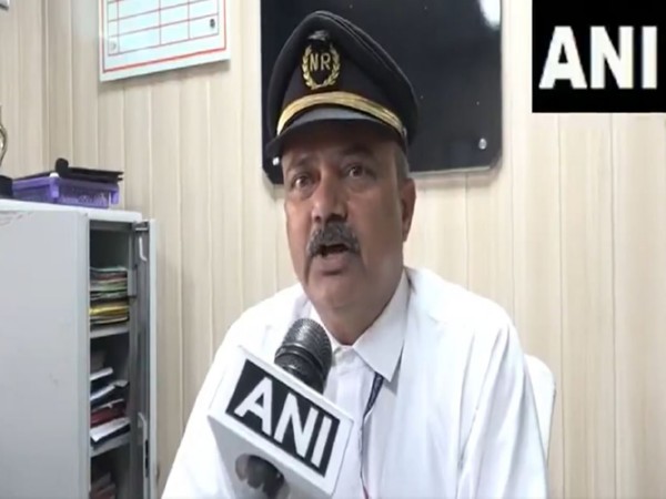 Katra–Srinagar Station Superintendent at Mata Vaishno Devi Katra Railway Station, Jugal Kishor Sharma (Photo/ANI)