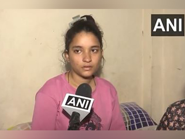 Sister of accused Raj Kushwaha (Photo/ANI)  