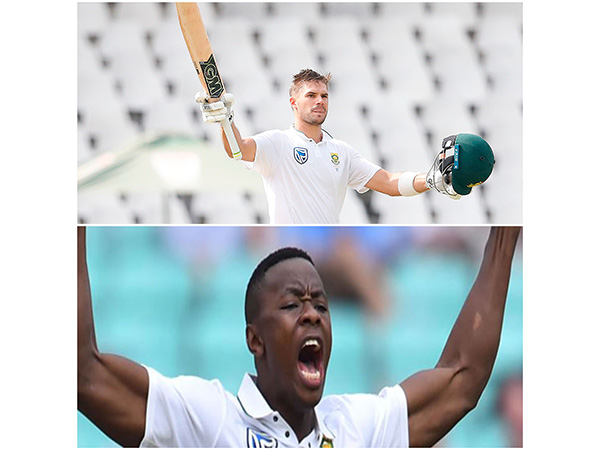 Aiden Markram and Kagiso Rabada. (Photo- ICC)