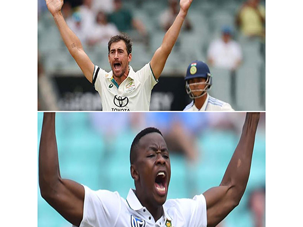 Mitchell Starc and Kagiso Rabada. (Photo- cricket.com.au/ICC)
