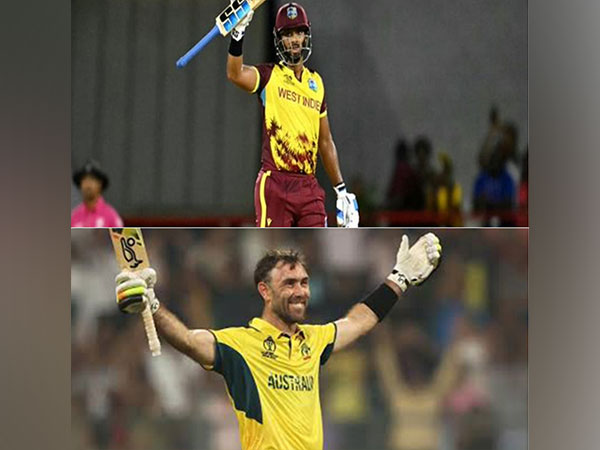 Nicholas Pooran and Glenn Maxwell. (Photo- ICC)