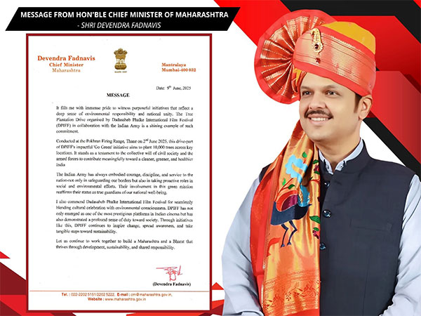 DPIFF Go Green Campaign with Indian Army Receives State Recognition from Maharashtra Chief Minister Devendra Fadnavis
