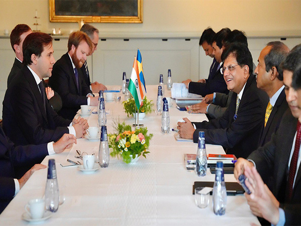 Union  Minister Piyush Goyal with  Swedish counterparts (Photo/@PiyushGoyal/X)