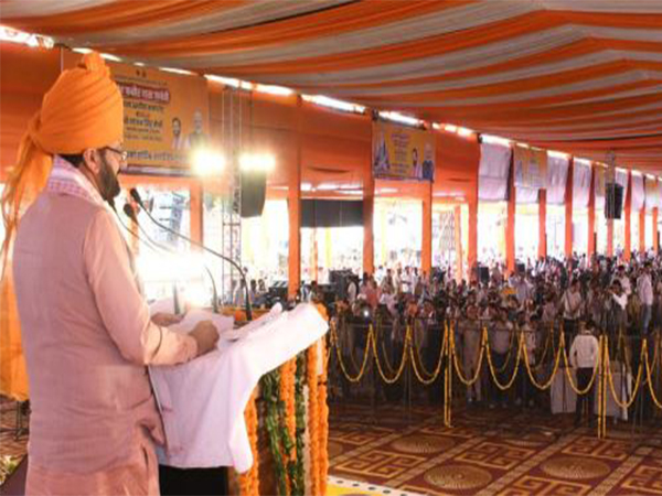 Haryana CM Saini lays foundation stone for 225-bed hospital. (Photo/HaryanaCMO)