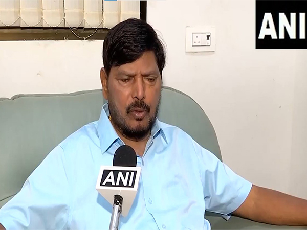 RPI (A) chief and Rajya Sabha MP Ramdas Athawale (Photo/ANI)