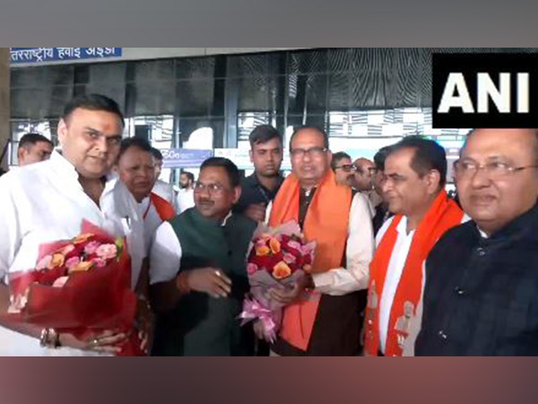 Union Minister of Agriculture and Farmers Welfare Shivraj Singh Chouhan arrived at Surat(Photo/ANI)