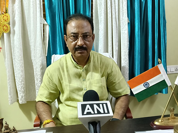 Tripura BJP President Rajib Bhattacharjee (Photo/ANI)