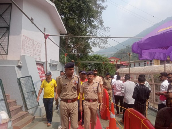 ADG V Murugeshan conducts inspection. (Photo/ANI) 