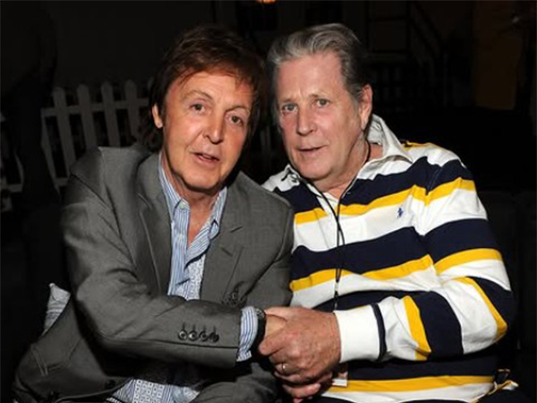 Paul McCartney with late Beach Boys fame Brian Wilson (Image source: Instagram @paulmccartney)