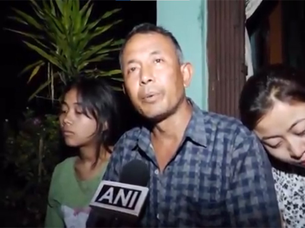Nandesh Kumar Sharma, father of  21-year-old Nganthoi Sharma Kongbrailatpam (Photo/ANI)