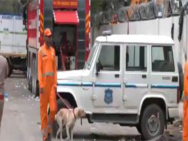 NDRF personnel at the AI-171 crash site in Ahmedabad search of survivors on June 13, 2025(Photo/ANI)