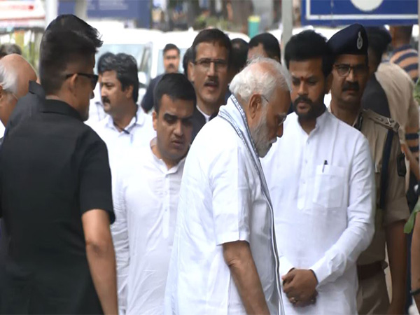 Prime Minister Narendra Modi on July 13, 2025 visited the Ahmedabad Civil Hospital (Photo/ANI)
