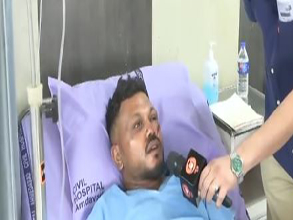 Lone Survior of the Ahmedabad plane crash (Photo/X@DDNewslive)