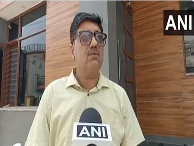 Sanjiv Kumar, a relative of Anju Sharma who lost her life in Ahmedabad plane crash (Photo/ANI)