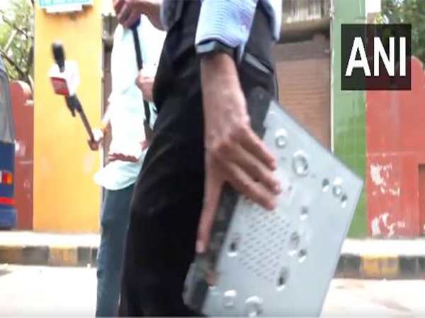 Gujarat ATS recovers DVR from crashed AI flight debris (Photo/ANI)