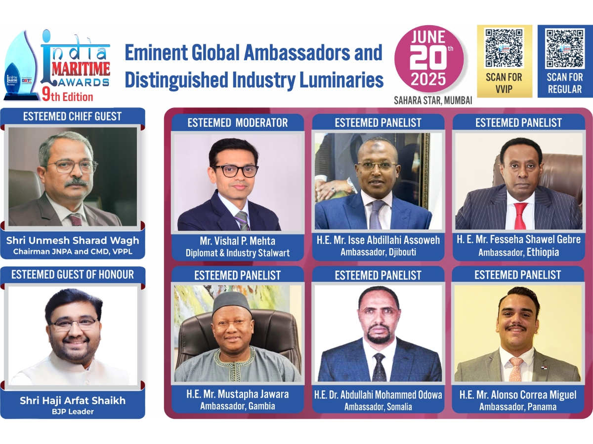 India Maritime Awards 2025 | Global Maritime Diplomacy, Logistics Leadership & VVIP Networking In Mumbai