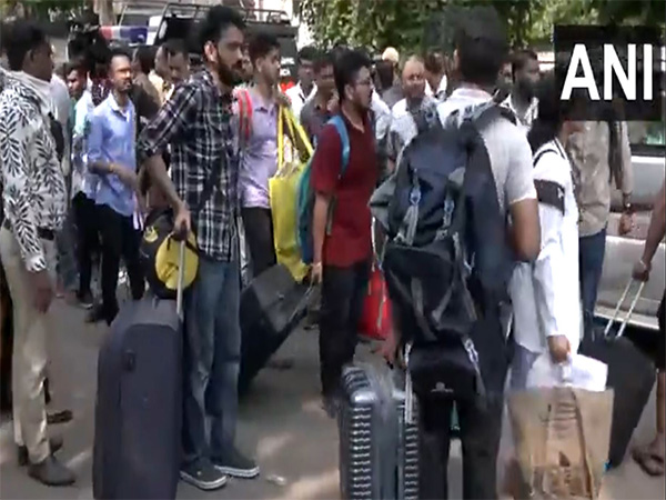 Doctors and families evacuating the premises of BJ medical college (Photo/ANI)