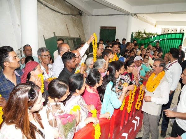 Himachal Pradesh CM Sukhwinder Singh Sukhu met multiple delegations (Photo/ANI)