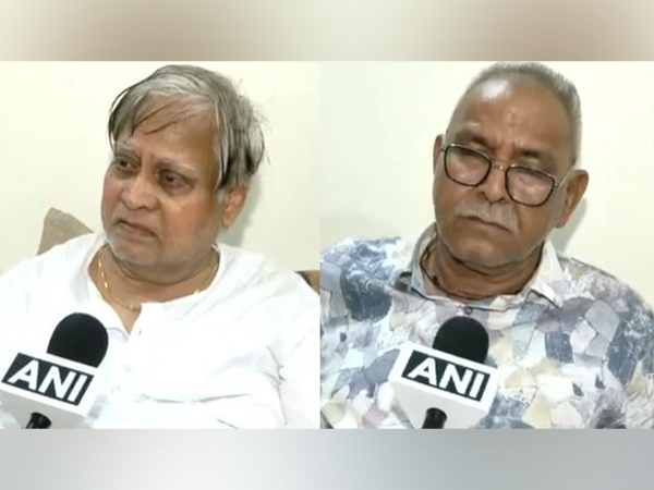 Dr Prateek Joshi's father, Dr JP Joshi and Dr Komi Joshi's father, Dr Anil Vyas (Photo/ANI)