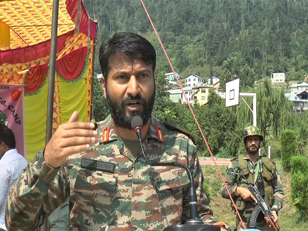 Colonel Yogesh Chouhan, Commanding Officer, 4 Rashtriya Rifles (RR) (Photo/ANI)