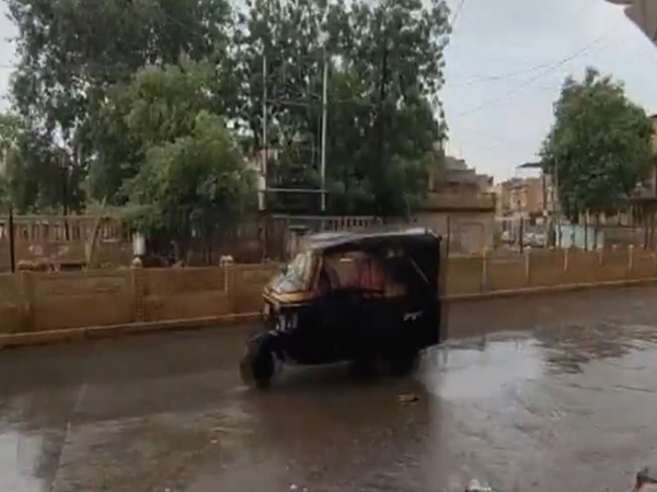 Glimpses of rain from Jaisalmer (Photo: ANI) 