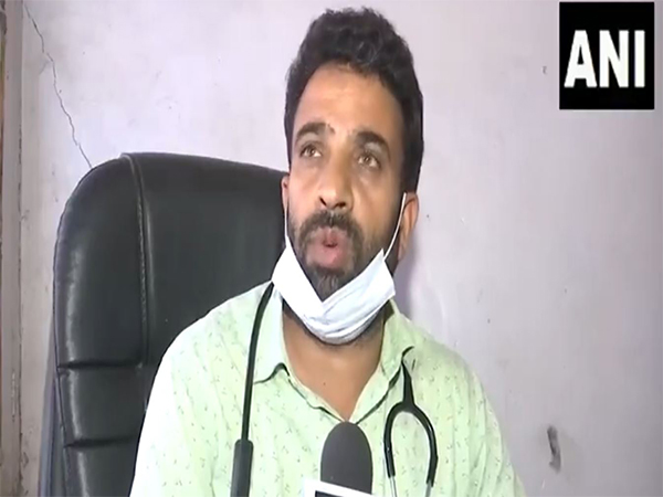 J-K: Medical Officer CHC Kandi, Rajouri, Zia ul Haq (Photo/ANI)