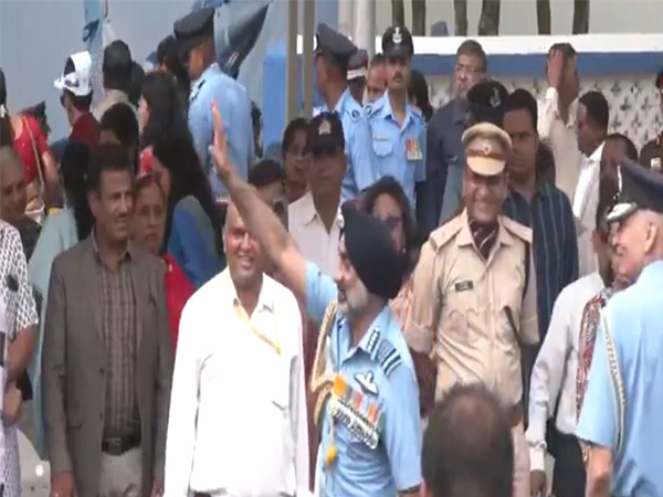 Air Chief Marshal AP Singh, Chief of the Air Staff, attends the Combined Graduation Parade (Photo/ANI)