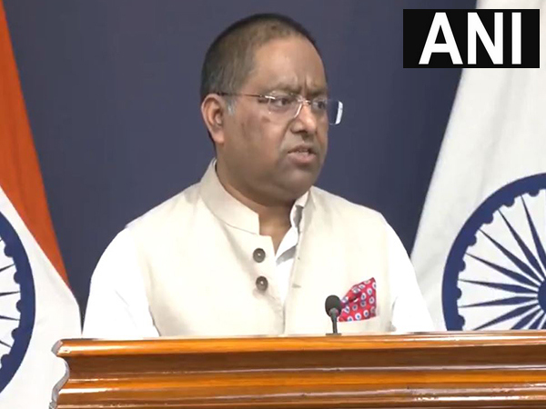 MEA spokesperson Randhir Jaiswal (Photo/ANI)