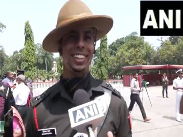 Officer Cadet Digvijay Dhayal, who graduated today from the Indian Military Academy (Photo/ANI) 