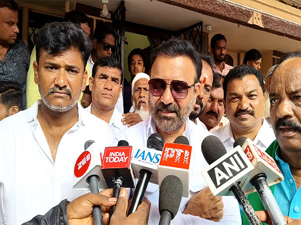 Karnataka Minister Santosh Lad speaks to the media (Photo: ANI) 