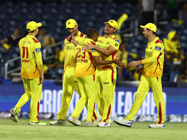 Texas Super Kings celebrating. (Photo- MLC)