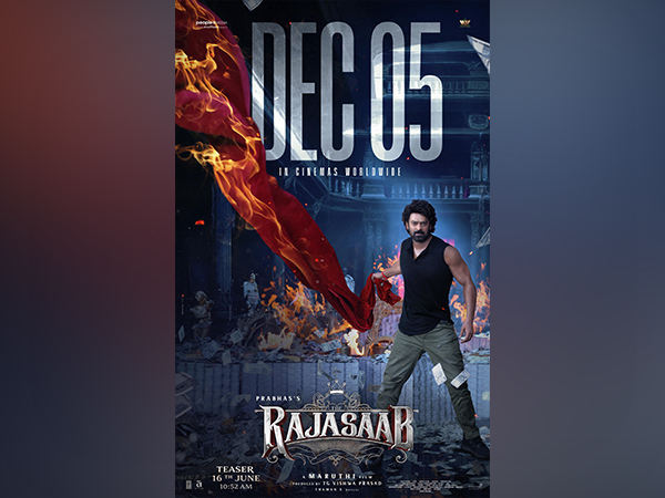 The Raja Saab poster (Photo/X/@DirectorMaruthi)