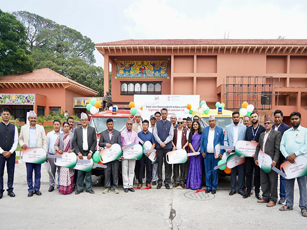 India gifts 40 ambulances to various health institutions in Nepal (Image credit: X/@IndiaInNepal)