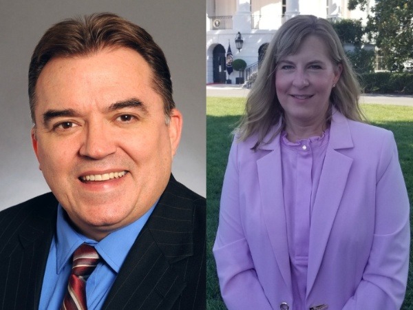 Minnesota lawmaker Melissa Hortman (right), State Senator John Hoffman (left) (Image Credit: Minnesota Legislature/X/@melissahortman)